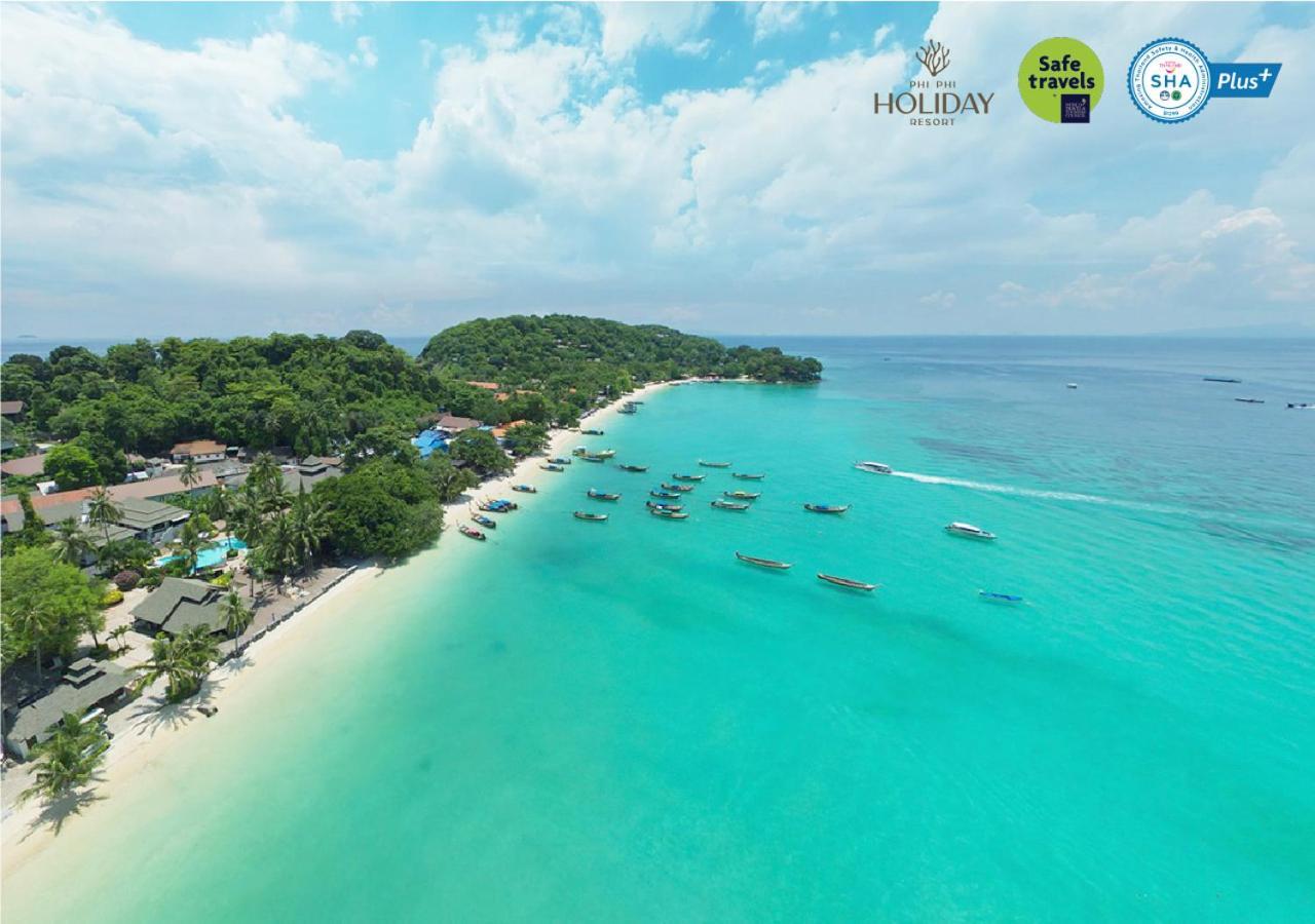 Phi Phi Holiday Resort, Leam Tong Beach Экстерьер фото